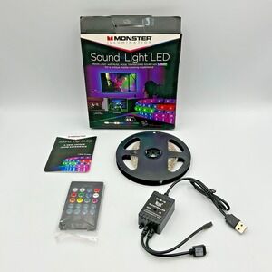 Monster Illumination Sound To Light LED‎ Color Changing Strip Light Sound Sync